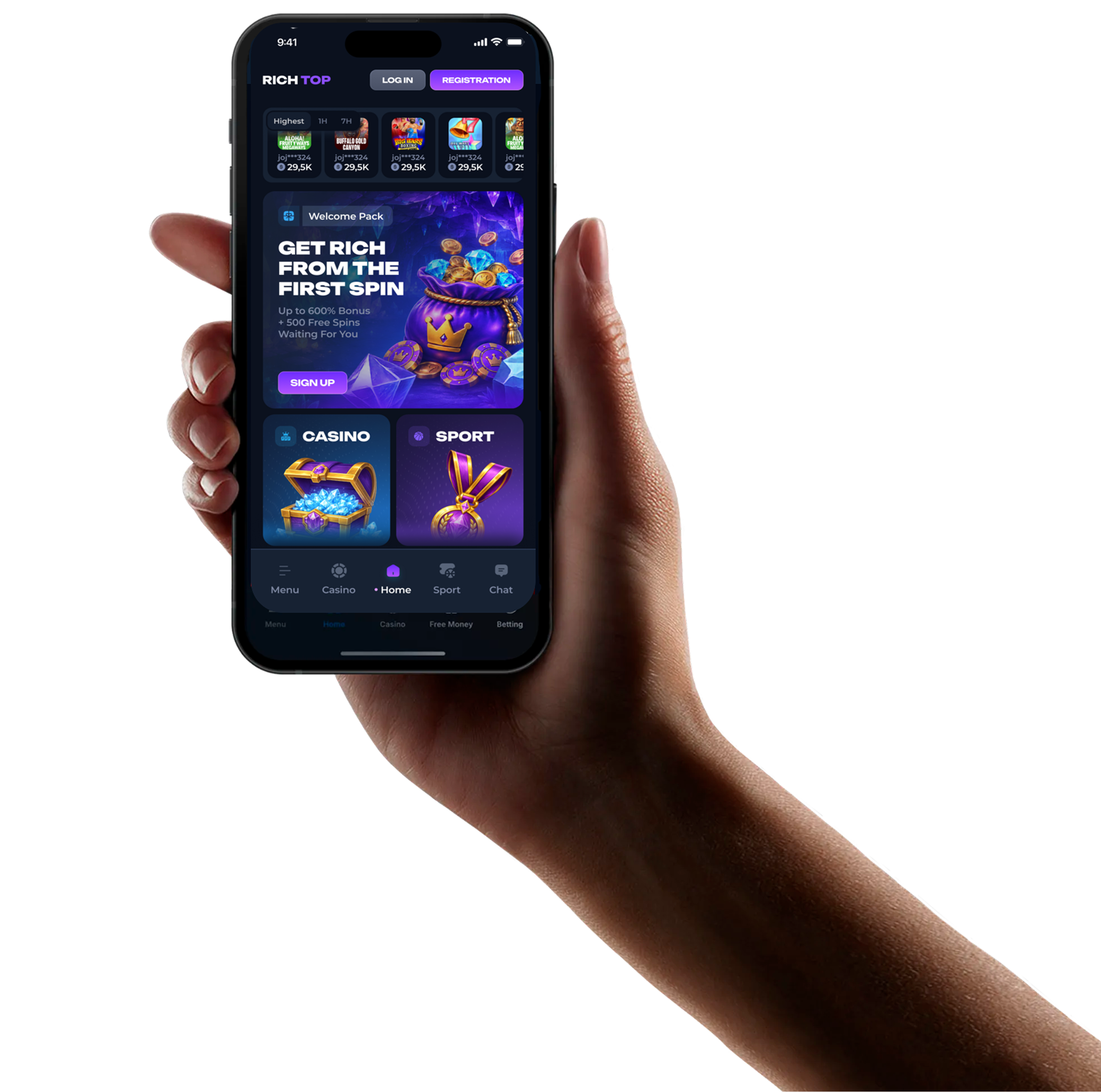 Rich Top App